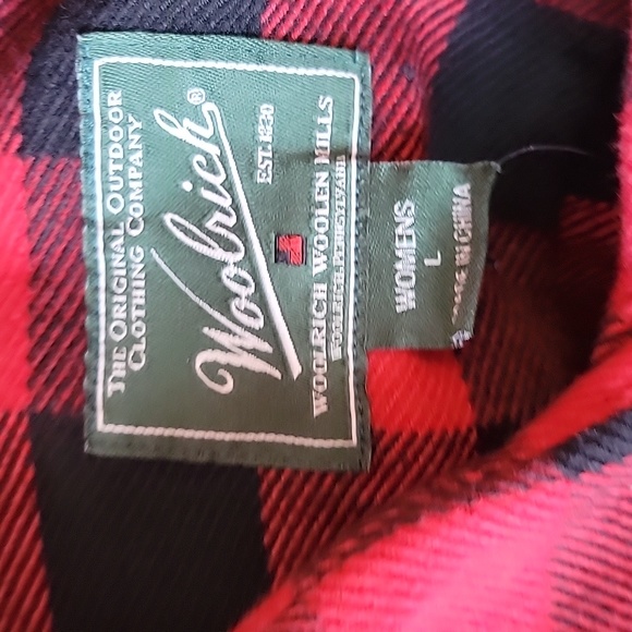 Woolrich Women Buffalo Plaid Flannel/ L. - Picture 3 of 11